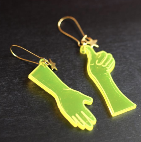 Handmade #CovidArms Earrings